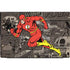 DC Comics The Flash Vintage Action pose pattern Dell Vostro Skin