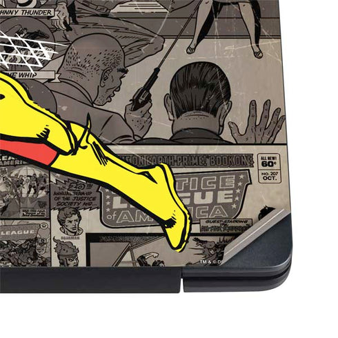 DC Comics The Flash Vintage Action pose pattern Dell Vostro Skin