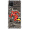 DC Comics The Flash Vintage Action pose pattern Galaxy A12 Clear Case