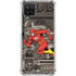 DC Comics The Flash Vintage Action pose pattern Galaxy A12 Clear Case
