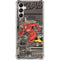 DC Comics The Flash Vintage Action pose pattern Galaxy A14 5G Clear Case