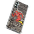 DC Comics The Flash Vintage Action pose pattern Galaxy A14 5G Clear Case