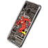 DC Comics The Flash Vintage Action pose pattern Galaxy A30 Clear Case