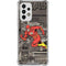 DC Comics The Flash Vintage Action pose pattern Galaxy A53 5G Clear Case