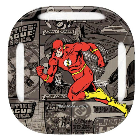 DC Comics The Flash Vintage Action pose pattern Galaxy Buds Pro Skin