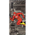 DC Comics The Flash Vintage Action pose pattern Galaxy Note 10 Skin