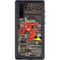 DC Comics The Flash Vintage Action pose pattern Galaxy Note 10 Waterproof Case