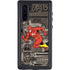 DC Comics The Flash Vintage Action pose pattern Galaxy Note 10 Waterproof Case