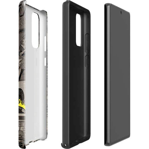 DC Comics The Flash Vintage Action pose pattern Galaxy Note20 5G Pro Case