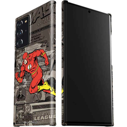 DC Comics The Flash Vintage Action pose pattern Galaxy Note20 Ultra 5G Lite Case