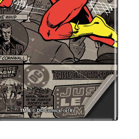 DC Comics The Flash Vintage Action pose pattern Galaxy Note20 Ultra 5G Skin