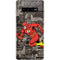 DC Comics The Flash Vintage Action pose pattern Galaxy S10 Plus Skin