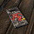 DC Comics The Flash Vintage Action pose pattern Galaxy S10 Plus Skin