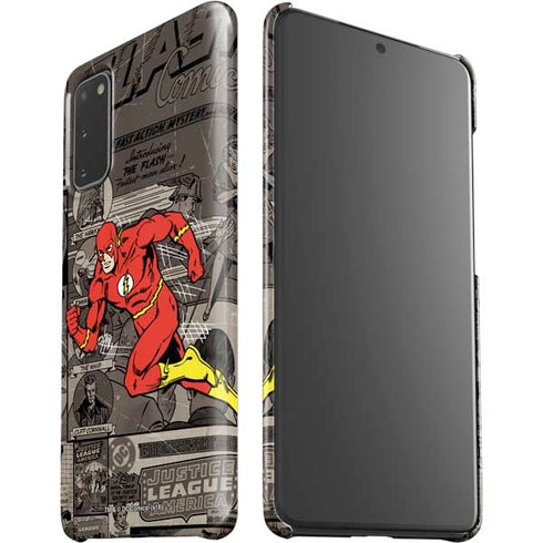 DC Comics The Flash Vintage Action pose pattern Galaxy S20 Lite Case