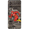 DC Comics The Flash Vintage Action pose pattern Galaxy S20 Skin