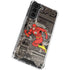 DC Comics The Flash Vintage Action pose pattern Galaxy S21 5G Clear Case