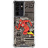 DC Comics The Flash Vintage Action pose pattern Galaxy S21 Ultra 5G Clear Case