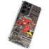 DC Comics The Flash Vintage Action pose pattern Galaxy S21 Ultra 5G Clear Case