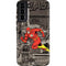 DC Comics The Flash Vintage Action pose pattern Galaxy S22 Plus Pro Case