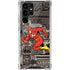 DC Comics The Flash Vintage Action pose pattern Galaxy S22 Ultra Clear Case