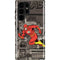 DC Comics The Flash Vintage Action pose pattern Galaxy S22 Ultra Pro Case