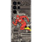 DC Comics The Flash Vintage Action pose pattern Galaxy S22 Ultra Skin