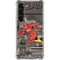 DC Comics The Flash Vintage Action pose pattern Galaxy S23 Clear Case