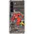 DC Comics The Flash Vintage Action pose pattern Galaxy S23 Clear Case