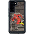 DC Comics The Flash Vintage Action pose pattern Galaxy S23 Waterproof Case