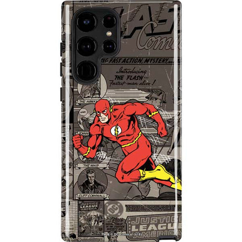 DC Comics Flash Mixed Media Galaxy S24 Ultra Impact Case