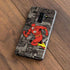 DC Comics The Flash Vintage Action pose pattern Galaxy S9 Plus Skin