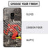 DC Comics The Flash Vintage Action pose pattern Galaxy S9 Skin