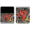 DC Comics The Flash Vintage Action pose pattern Galaxy Z Flip4 5G Skin