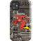 DC Comics The Flash Vintage Action pose pattern iPhone 11 Impact Case