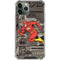 DC Comics Flash Mixed Media iPhone 11 Pro Max Clear Case