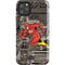 DC Comics The Flash Vintage Action pose pattern iPhone 11 Pro Max Impact Case