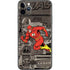 DC Comics The Flash Vintage Action pose pattern iPhone 11 Pro Max Skin