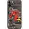 DC Comics The Flash Vintage Action pose pattern iPhone 11 Pro Skin