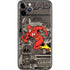 DC Comics The Flash Vintage Action pose pattern iPhone 11 Pro Skin