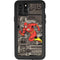 DC Comics The Flash Vintage Action pose pattern iPhone 11 Pro Waterproof Case