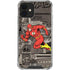 DC Comics The Flash Vintage Action pose pattern iPhone 12 Clear Case