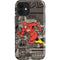 DC Comics The Flash Vintage Action pose pattern iPhone 12 Impact Case