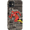 DC Comics The Flash Vintage Action pose pattern iPhone 12 Mini Lite Case