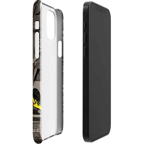 DC Comics The Flash Vintage Action pose pattern iPhone 12 Mini Lite Case
