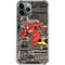 DC Comics The Flash Vintage Action pose pattern iPhone 12 Pro Clear Case