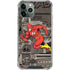 DC Comics The Flash Vintage Action pose pattern iPhone 12 Pro Clear Case