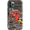 DC Comics The Flash Vintage Action pose pattern iPhone 12 Pro Impact Case