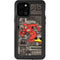 DC Comics The Flash Vintage Action pose pattern iPhone 12 Pro Max Waterproof Case