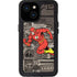 DC Comics The Flash Vintage Action pose pattern iPhone 13 Mini Waterproof Case