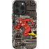 DC Comics The Flash Vintage Action pose pattern iPhone 13 Pro Impact Case